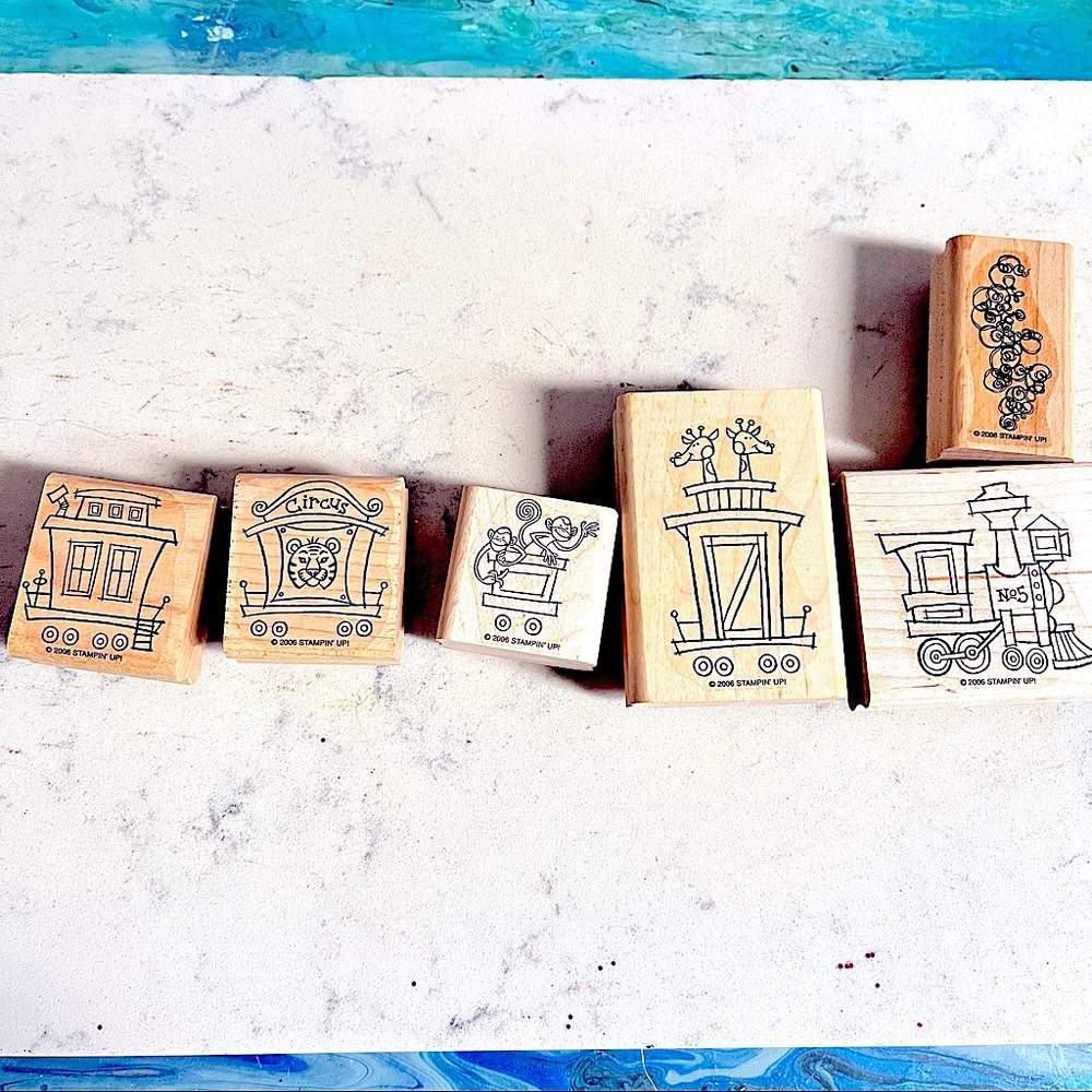 Stampin Up Stamp Bundle; Circus Train Theme